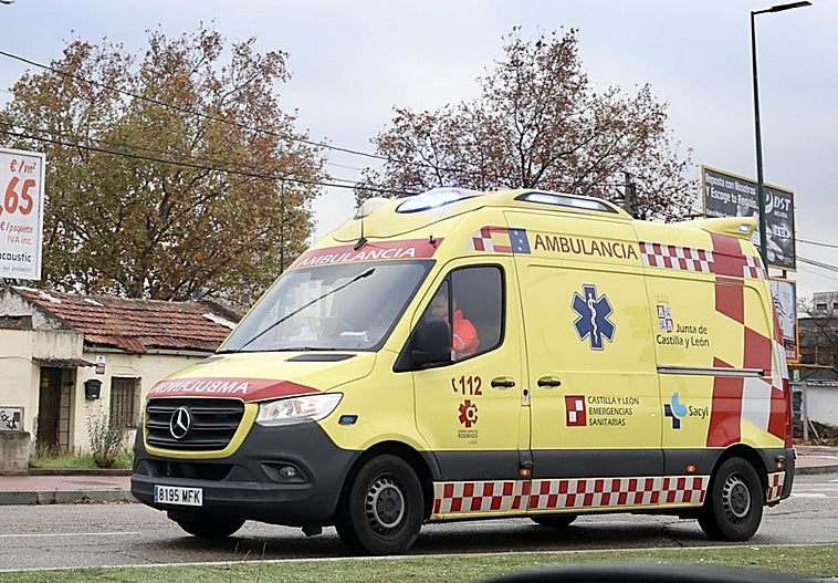 Herido un motorista en un accidente en Cabezón